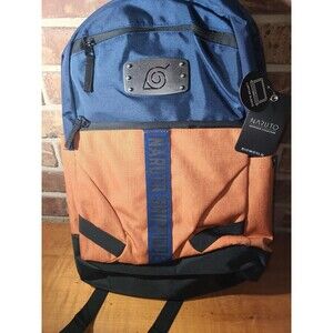 Naruto Shippuden Collection Backpack Metal Badge Bioworld NEW